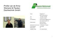 Weinand & Pauken Dachtechnik GmbH - AHK debelux