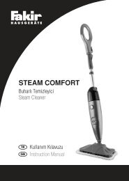 STEAM COMFORT - Fakir