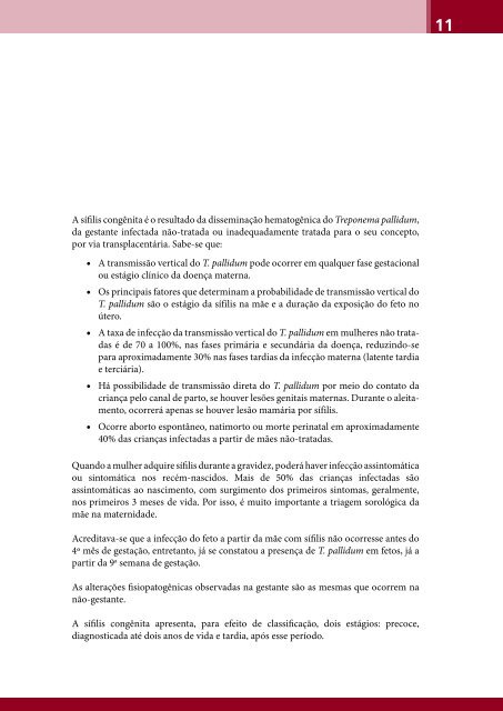 Diretrizes para o Controle da Sífilis Congênita - BVS Ministério da ...