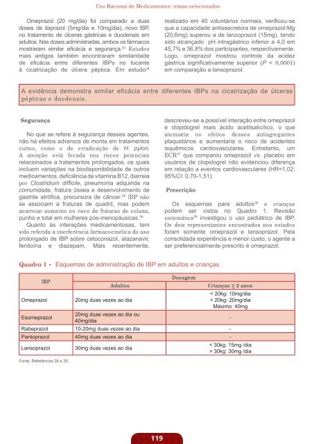 Uso racional de medicamentos: temas selecionados, 2012.