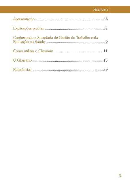 Glossário Temático: Gestão do Trabalho e da Educação na Saúde