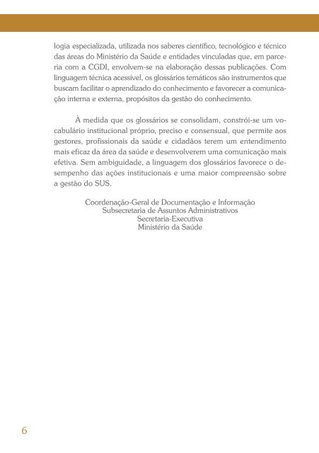 Glossário Temático: Gestão do Trabalho e da Educação na Saúde