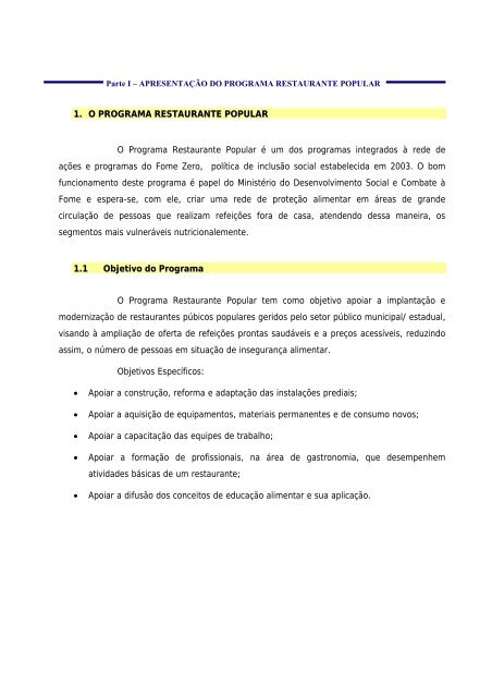 MANUAL PROGRAMA RESTAURANTE POPULAR - FEF