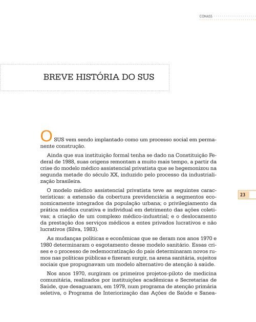 SUS: avanços e desafios, 2006. - BVS Ministério da Saúde