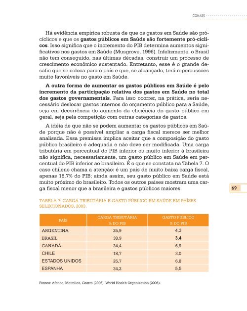 SUS: avanços e desafios, 2006. - BVS Ministério da Saúde