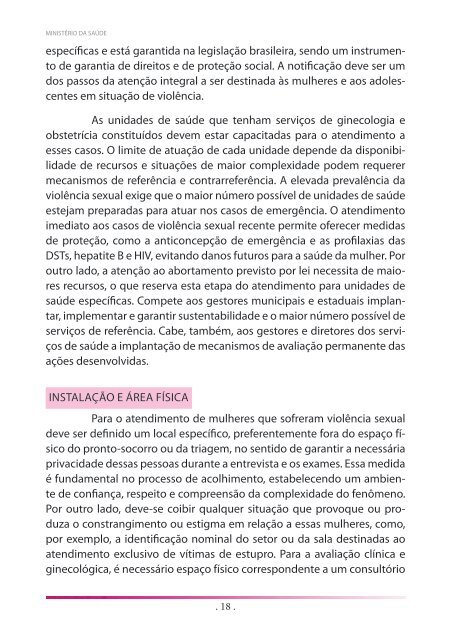 Prevenção e tratamento dos agravos resultantes da violência sexual ...