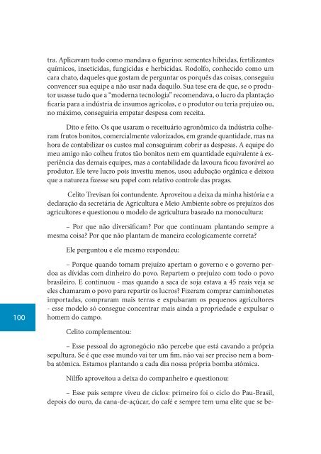 Um avião contorna o pé de jatobá e a nuvem de agrotóxico pousa ...