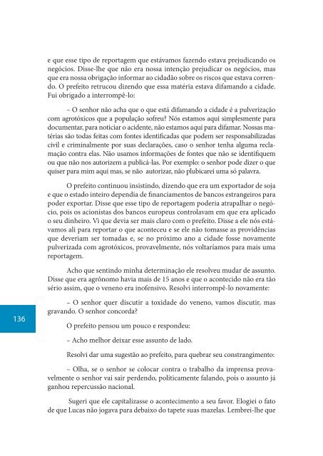 Um avião contorna o pé de jatobá e a nuvem de agrotóxico pousa ...