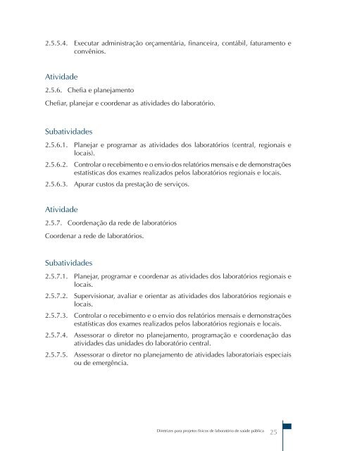 Projetos físicos de laboratórios de saúde pública - BVS Ministério da ...