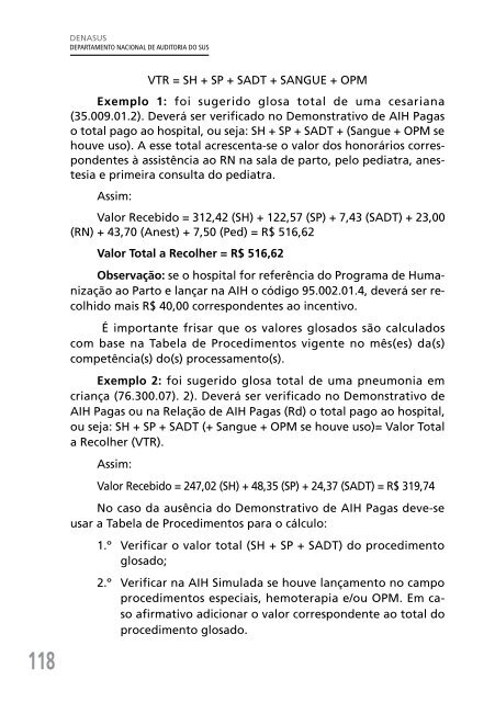 Auditoria na Assistência Ambulatorial e Hospitalar no SUS