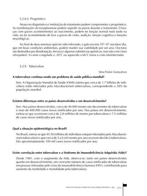 Manual de Atenção à Saúde da Criança Indígena Brasileira