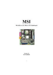 MS-6526 (v2.X) Micro ATX Mainboard - Premio, Inc.