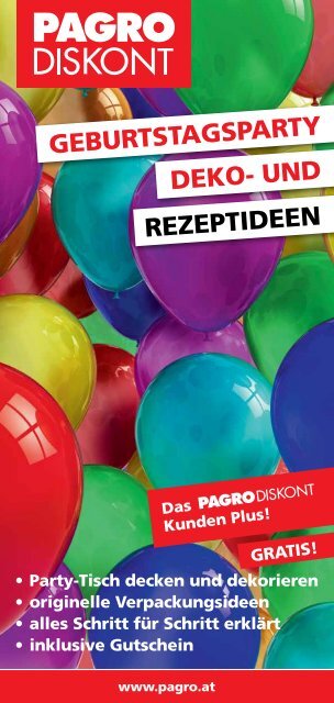 Deko Und Geburtstagsparty Rezeptideen Pagro