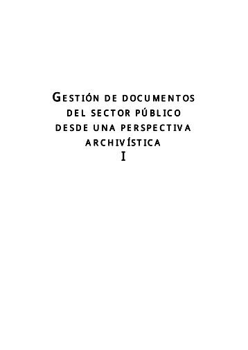 Gestión de documentos del sector público desde una - International ...