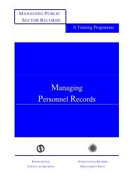 Managing Personnel Records - International Records Management ...