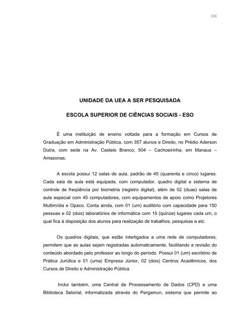 universidade do estado do amazonas fundação getulio vargas