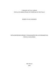 fundação getúlio vargas escola de administração de empresas