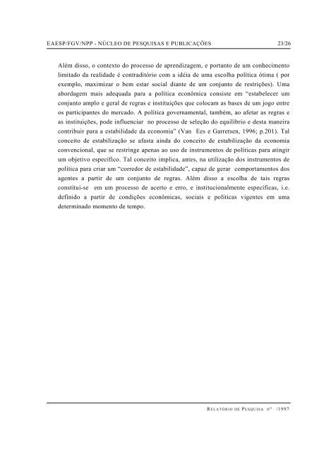 RESUMO ABSTRACT - Sistema de Bibliotecas da FGV - Fundação ...