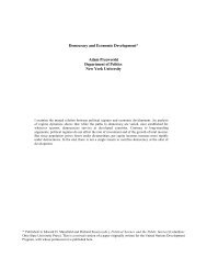 Democracy and Economic Development* Adam Przeworski ...