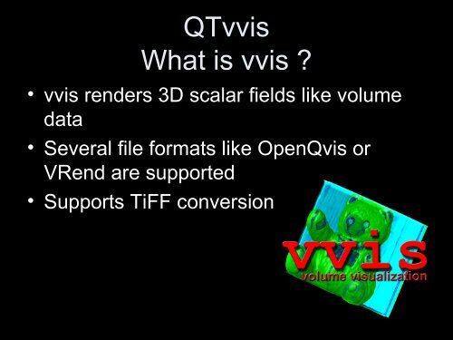 Qt-Interface For Volume Visualization - pille