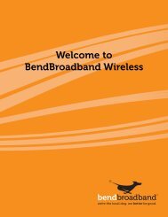 Welcome Mag - Help & Support - BendBroadband