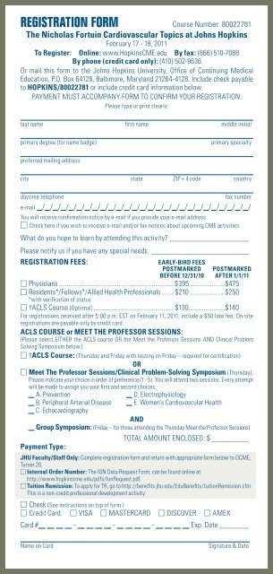 CardiovasCular TopiCs at Johns hopkins - Hopkins CME Blog