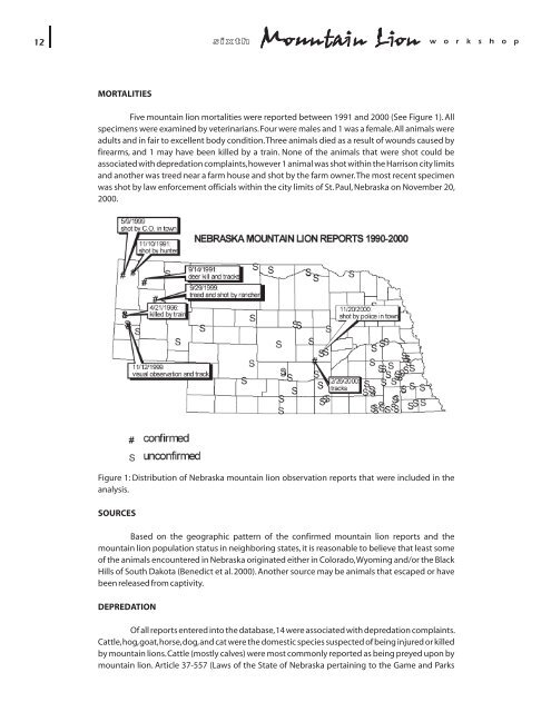 PWD BK W7000-893 Proceedings.CDR - Mountain Lion Foundation