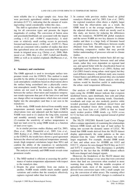 Impacts of land use land cover on temperature trends over the ...