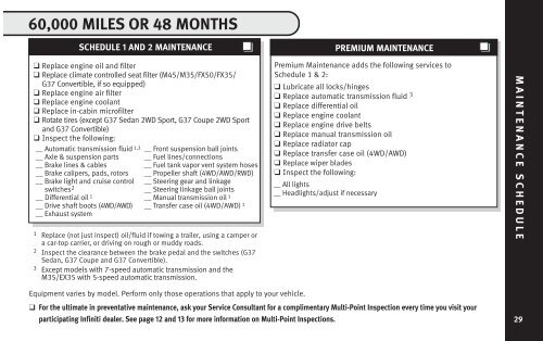 2010 Infiniti Service and Maintenance Guide - Infiniti Owner Portal ...