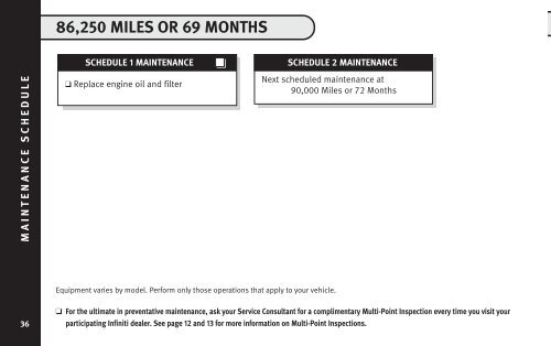 2010 Infiniti Service and Maintenance Guide - Infiniti Owner Portal ...