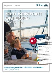 MER KOMFORT OM BORD - Kaigan