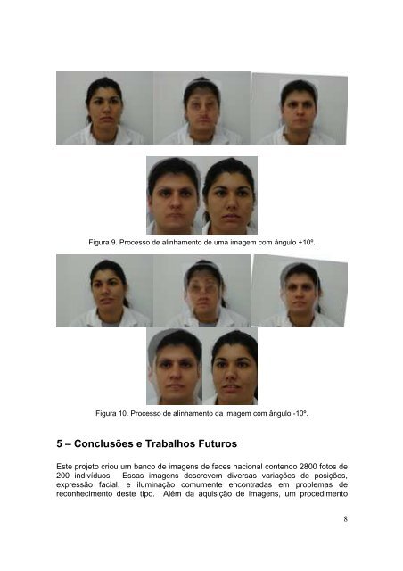 Captura e Alinhamento de Imagens: Um Banco de Faces ... - Fei