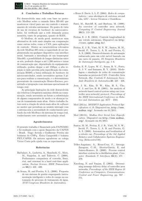 DESENVOLVIMENTO DE UMA REDE MODBUS PARA O ... - Fei