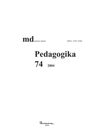 74 - VPU biblioteka - Vilniaus pedagoginis universitetas