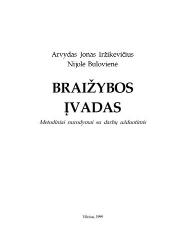 braižybos įvadas - VPU biblioteka - Vilniaus pedagoginis universitetas