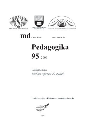 Pedagogika 95 - VPU biblioteka - Vilniaus pedagoginis universitetas