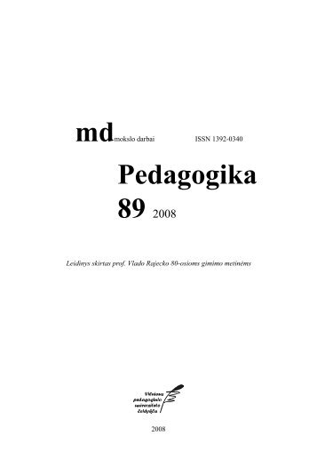 89 - VPU biblioteka - Vilniaus pedagoginis universitetas