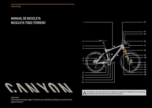 MANUAL DE BICICLETA BICICLETA TODO TERRENO - Canyon
