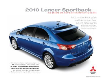 2010 Lancer Sportback.pdf - Motorwebs