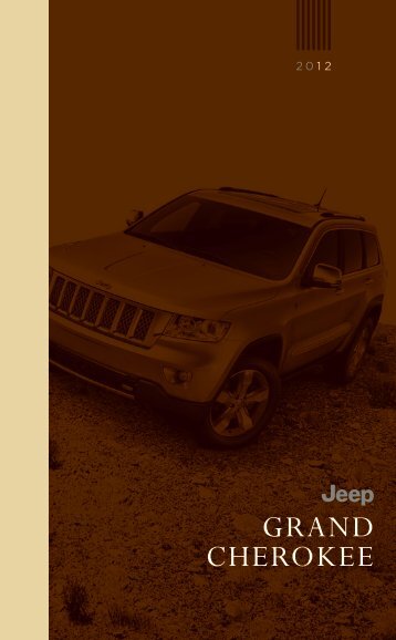 2012 Jeep Grand Cherokee - Chrysler Commercial Vehicles