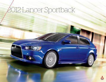 Discover the 2012 Lancer Sportback, and discover a - Motorwebs