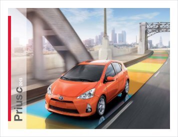 Toyota Prius c brochure