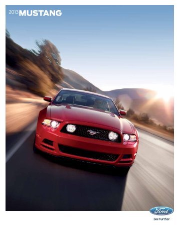 2013 Ford Mustang Brochure - Motorwebs