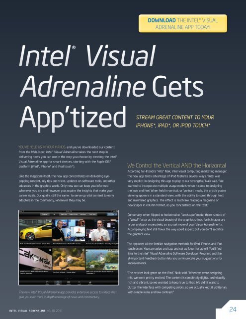 Intel ® Visual