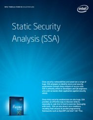 Static Security Analysis (SSA)