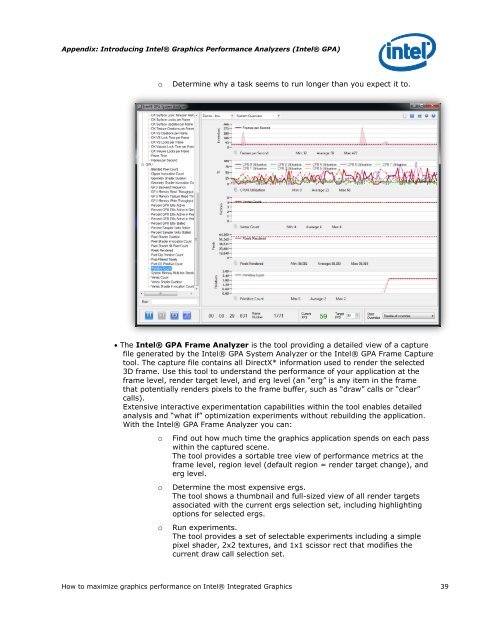 Intel HD Graphics DirectX Developer's Guide (Sandy Bridge)