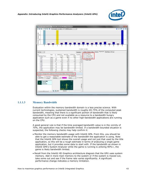 Intel HD Graphics DirectX Developer's Guide (Sandy Bridge)