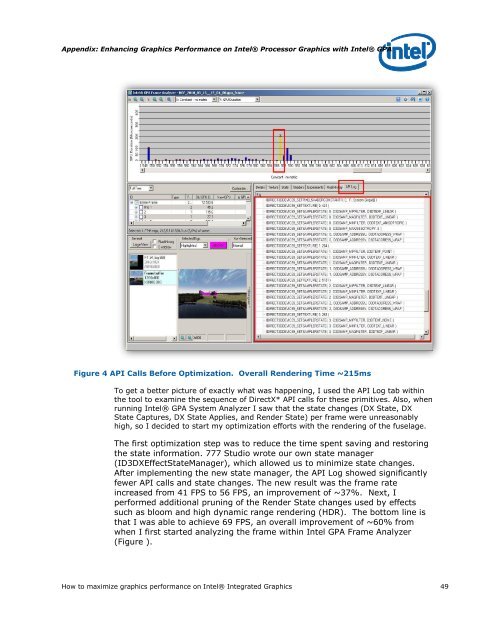 Intel HD Graphics DirectX Developer's Guide (Sandy Bridge)