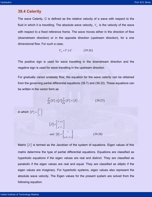 39.4 Celerity [ ] - nptel - Indian Institute of Technology Madras