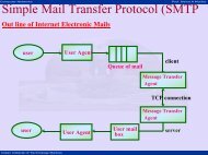 SMTP - nptel - Indian Institute of Technology Madras